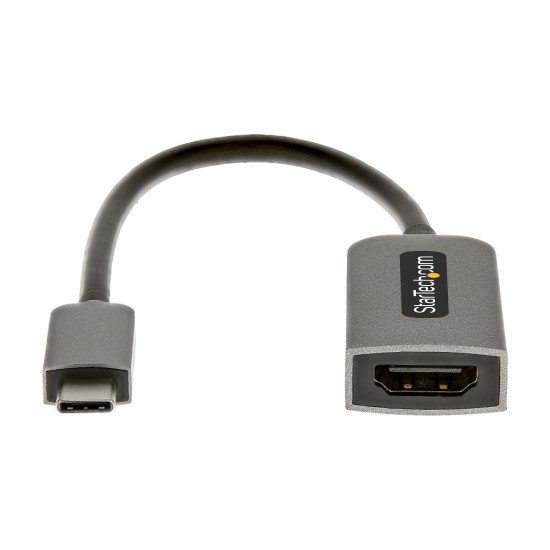 StarTech.com Adaptateur USB C vers HDMI - Vidéo 4K 60Hz, HDR10 - Adaptateur Dongle USB vers HDMI 2.0b - USB Type-C DP Alt Mode vers Écrans/Affichage/TV HDMI - Convertisseur USB C vers HDMI