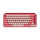 Logitech Pop Keys clavier RF sans fil + Bluetooth QWERTY US International Rose