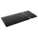 3Dconnexion Keyboard Pro with Numpad clavier USB + RF Wireless + Bluetooth AZERTY Français Noir