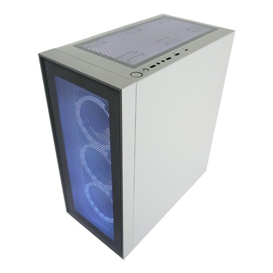 LC-Power Gaming 802W Midi Tower Blanc