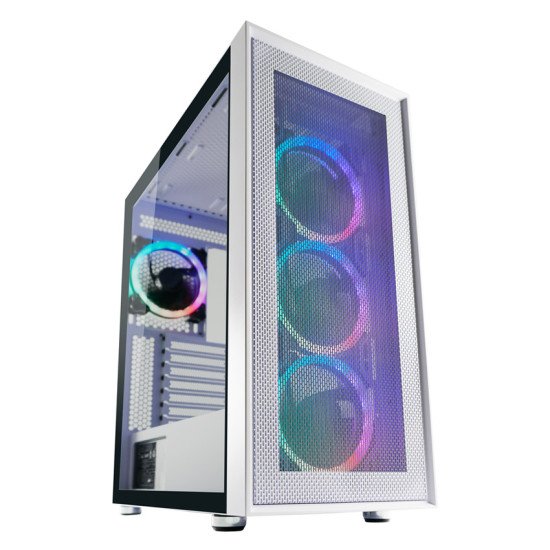 LC-Power Gaming 802W Midi Tower Blanc