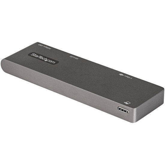 StarTech.com DKT30CMHSDPD station d'accueil USB 3.2 Gen 1 (3.1 Gen 1) Type-C Noir, Gris