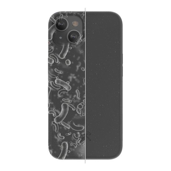 Woodcessories Bio Case MagSafe coque de protection pour téléphones portables 13,7 cm (5.4") Housse Noir