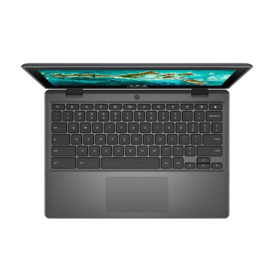 ASUS Chromebook Flip CR1 CR1100FKA-BP0035-BE N4500 29,5 cm (11.6") Écran tactile HD Intel® Celeron® N 4 Go LPDDR4x-SDRAM 32 Go eMMC Wi-Fi 6 (802.11ax) ChromeOS Gris