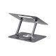 StarTech.com Support Rotatif pour PC Portable, Base Pivotante à 360°, Support Rotatif pour Bureau, Hauteur et Inclinaison Réglables, Poids Max 5kg, Construction en Aluminium, Design Portable