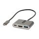 StarTech.com CDP2HDUACP2 station d'accueil Avec fil USB 3.2 Gen 1 (3.1 Gen 1) Type-C Gris