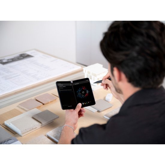 Microsoft Surface Duo 2 14,7 cm 5.8" Double SIM Android 11 5G USB Type-C 8 Go 256 Go 4449 mAh Noir