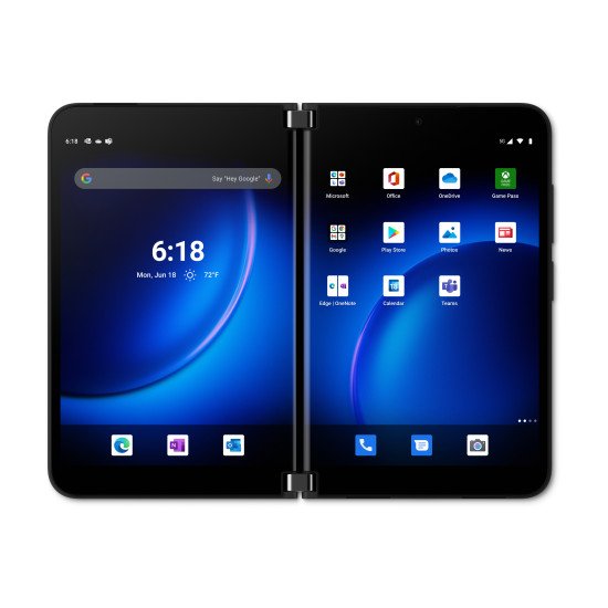 Microsoft Surface Duo 2 14,7 cm 5.8" Double SIM Android 11 5G USB Type-C 8 Go 256 Go 4449 mAh Noir