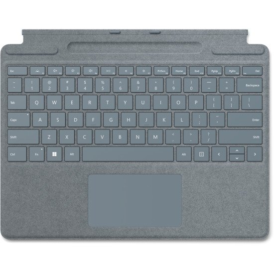 Microsoft Signature QWERTZ Allemand Microsoft Cover port Bleu