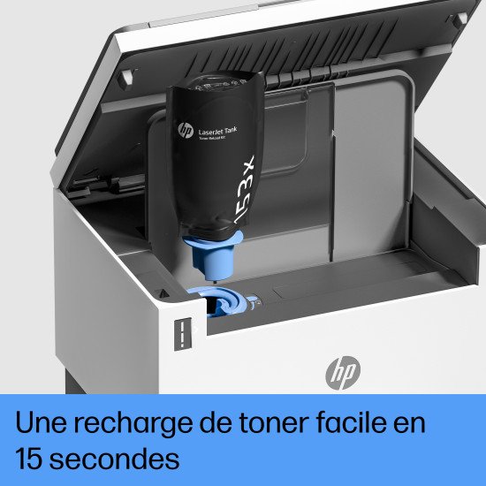 HP LaserJet Imprimante Tank MFP 1604w, Noir et blanc, Impression, copie, numérisation,Wi-Fi