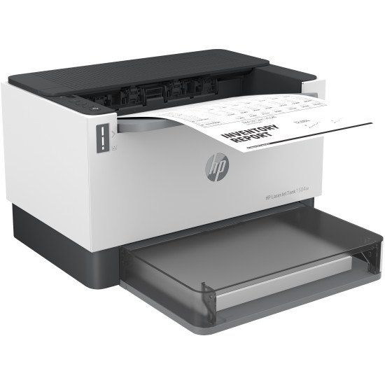 HP LaserJet Imprimante Tank 1504w, Noir et blanc, Imprimante pour Entreprises, Imprimer, Format compact; Éco-énergétique; Wi-Fi double fréquence