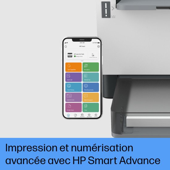 HP Imprimante LaserJet Tank 2504dw, Noir et blanc, Imprimante pour Entreprises, Imprimer, Impression recto-verso; Taille compacte; Éco-énergétique; Wi-Fi double fréquence