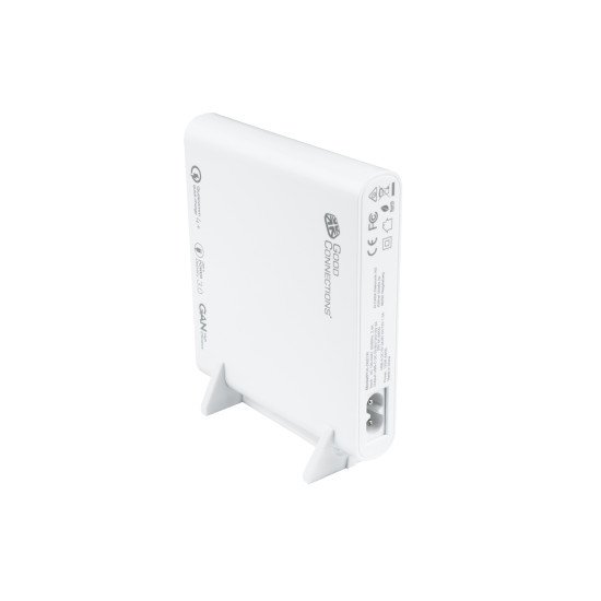 Alcasa PCA-D001W chargeur d'appareils mobiles Universel Blanc Secteur Charge rapide Intérieure