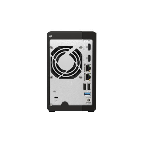 QNAP QVP-21C serveur de stockage Tower Intel® Celeron® J6412 8 Go DDR4 0 To QVR Pro Noir