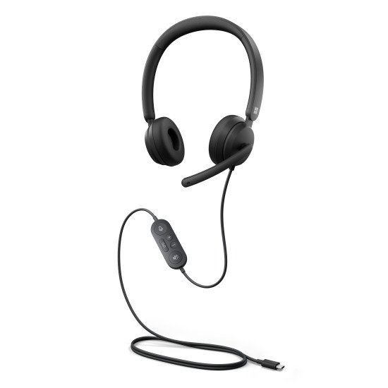 Microsoft Modern USB-C Headset Casque Avec fil Arceau Bureau/Centre d'appels USB Type-C Noir