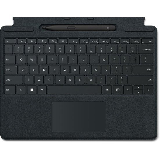 Microsoft Surface Pro Signature Keyboard w/ Slim Pen 2 Noir Microsoft Cover port QWERTY