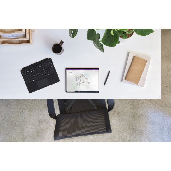 Microsoft Surface Pro Signature Keyboard Noir Microsoft Cover port QWERTY Anglais
