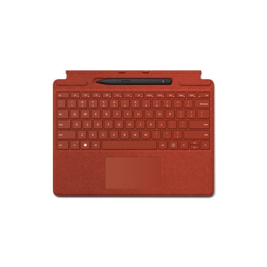 Microsoft Surface Pro Signature Keyboard with Slim Pen 2 Rouge Microsoft Cover port AZERTY Belge