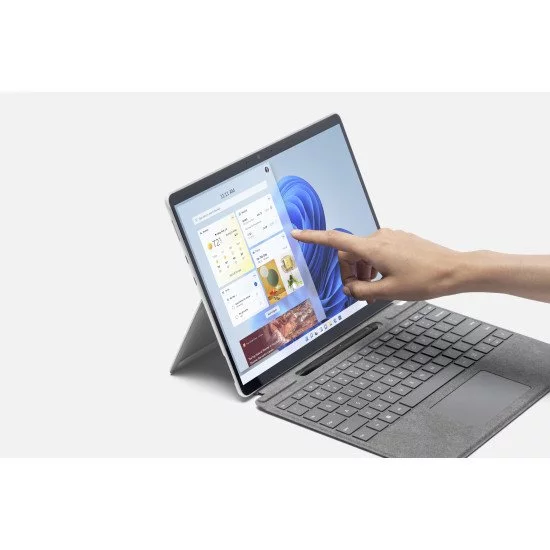 Microsoft Signature Slim Pen 2 Cover Schwarz QWERTZ für Surface Pro 9 8 X Stud 889842772548