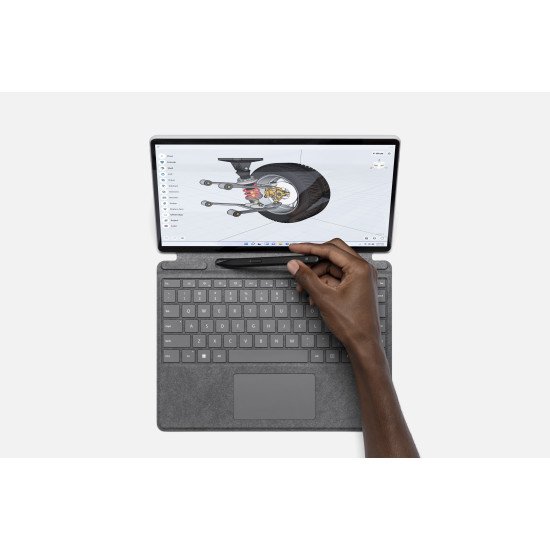 Microsoft Surface Pro Signature Keyboard with Slim Pen 2 Bleu Microsoft Cover port AZERTY Belge