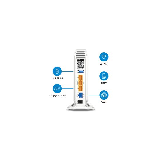 AVM FRITZ!Box WLAN 4060: WLAN-Router 6000 Mbit/s Blanc