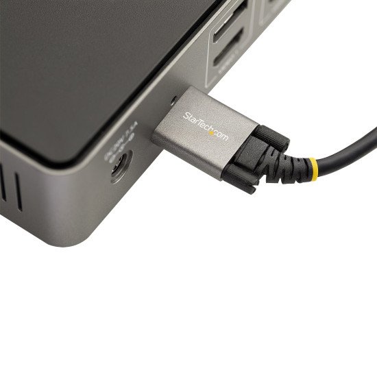 StarTech.com Câble USB C 10Gbps 50cm à Verouillage par Vis Latérale - Câble USB 3.1/3.2 Gen 2 Type-C - 100W/5A Power Delivery, DP Alt Mode, Cordon USB-C à Double Vis de Fixation - Charge/Synchronisation