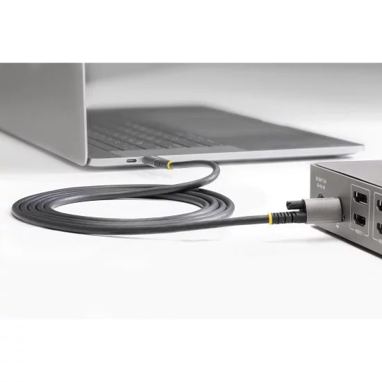 StarTech.com Câble USB C 10Gbps 1m à Verouillage par Vis Supérieure - Câble USB 3.1/3.2 Gen 2 Type-C - 100W/5A Power Delivery, DP Alt Mode, Cordon USB-C à Vis Unique - Charge/Synchronisation StarTech.com Câble USB C 10Gbps 1m à Verouillage par Vis Supérieure - Câble USB 3.1/3.2 Gen 2 Type-C - 100W/5A Power Delivery, DP Alt Mode, Cordon USB-C à Vis Unique - Charge/Synchronisation