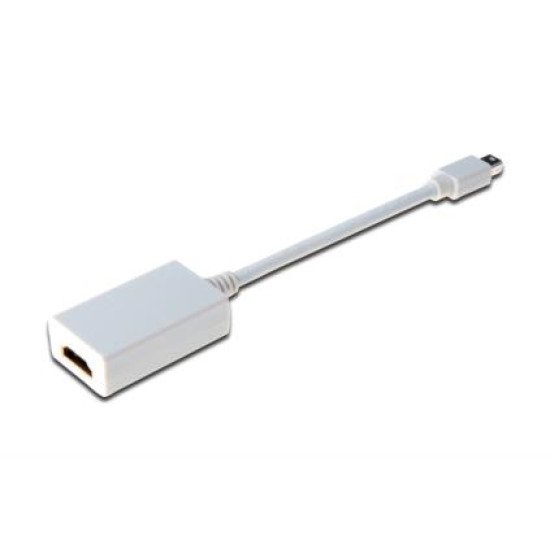 ASSMANN Electronic mini DP - HDMI, 0.15m 0,15 m mini DisplayPort Blanc