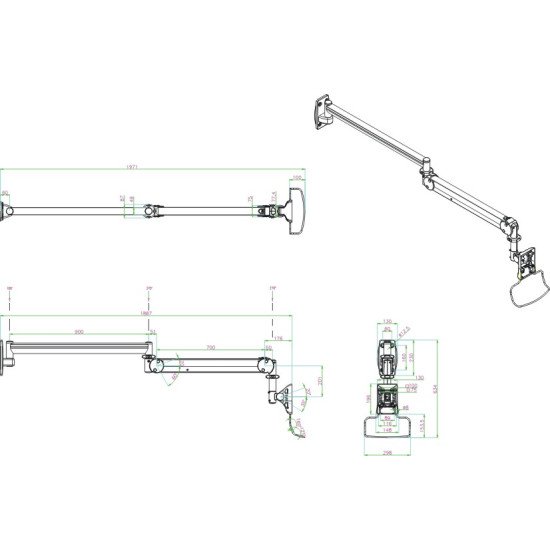 Newstar FPMA-HAW100HC support mural tv