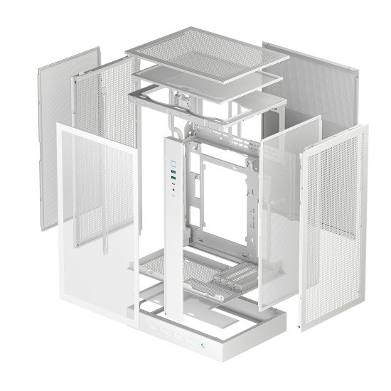 DeepCool CH270 Digital WH Mini Tower Blanc