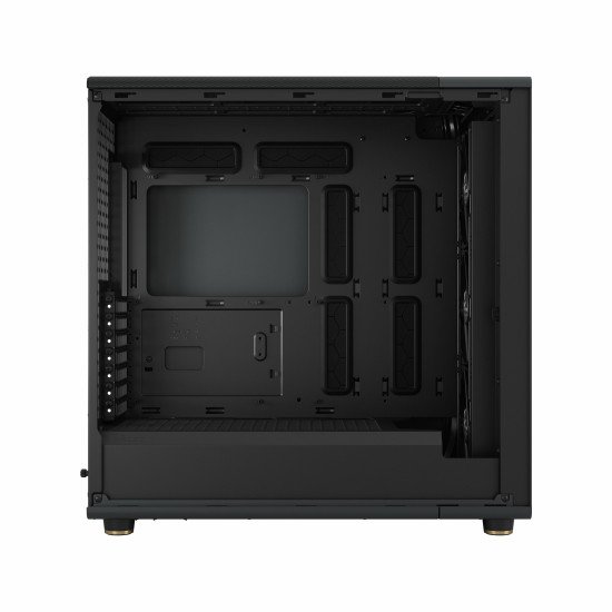 Fractal Design FD-C-NOR1X-01 unité centrale Midi Tower Noir, Charbon de bois