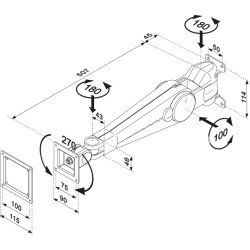 Newstar FPMA-W500BLACK support mural tv Newstar FPMA-W500BLACK support mural tv