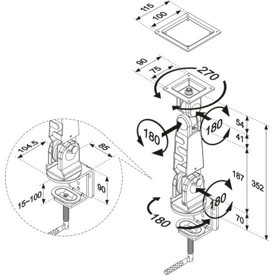 Newstar FPMA-D400 support bureau