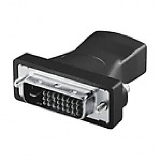 LogiLink HDMI to DVI Adapter HDMI 19-pin female DVI-D (24+1) male Noir