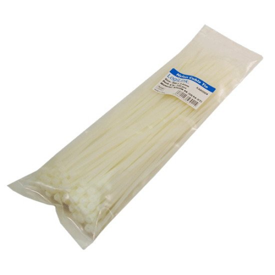 LogiLink KAB0004 serre-câbles Nylon Blanc