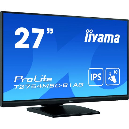 iiyama ProLite T2754MSC-B1AG écran tactile 27" 1920 x 1080 pixels Plusieurs pressions Multi-utilisateur Noir