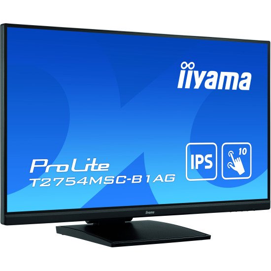 iiyama ProLite T2754MSC-B1AG écran tactile 27" 1920 x 1080 pixels Plusieurs pressions Multi-utilisateur Noir