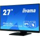 iiyama ProLite T2754MSC-B1AG écran tactile 27" 1920 x 1080 pixels Plusieurs pressions Multi-utilisateur Noir