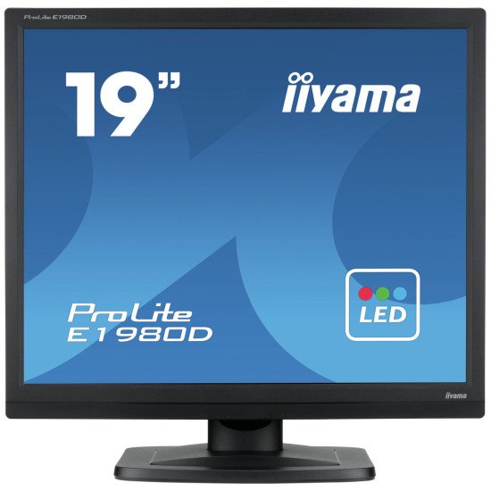 iiyama ProLite E1980D-B1 LED écran PC 19" 1280 x 1024 pixels XGA Noir iiyama ProLite E1980D-B1 LED écran PC 19" 1280 x 1024 pixels XGA Noir