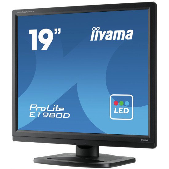iiyama ProLite E1980D-B1 LED écran PC 19" 1280 x 1024 pixels XGA Noir
