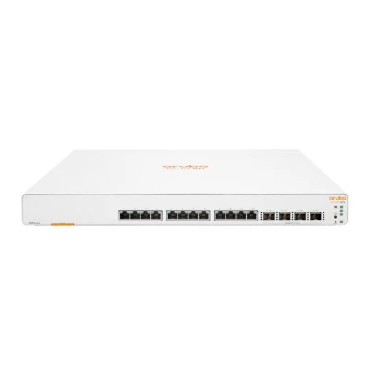 HPE Aruba Instant On 1960 12XGT 4SFP+ (x2) Géré L2+ Gigabit Ethernet (10/100/1000) 1U Blanc