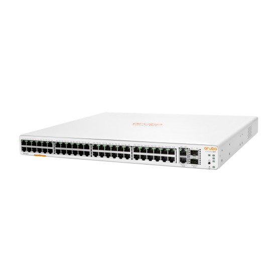 HPE Aruba Instant On 1960 48G 2XGT 2SFP+ (x2) Géré L2+ Gigabit Ethernet (10/100/1000) 1U Blanc