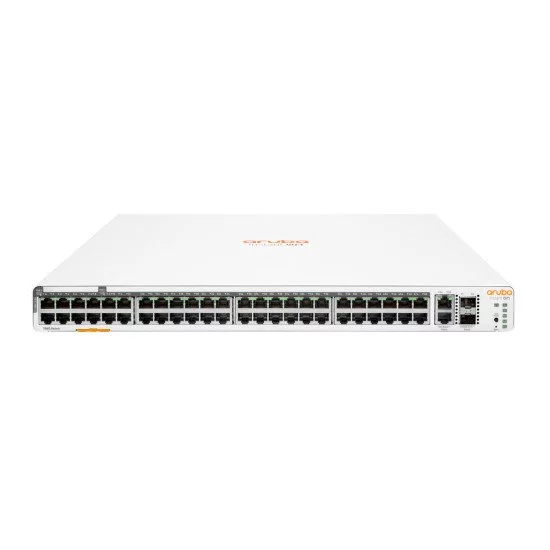 Aruba Instant On 1960 48G 40p Class4 8p Class6 PoE 2XGT 2SFP+ 600W (x5) Géré L2+ Gigabit Ethernet (10/100/1000) Connexion Ethernet POE 1U Blanc Aruba Instant On 1960 48G 40p Class4 8p Class6 PoE 2XGT 2SFP+ 600W (x5) Géré L2+ Gigabit Ethernet (10/100/1000) Connexion Ethernet POE 1U Blanc