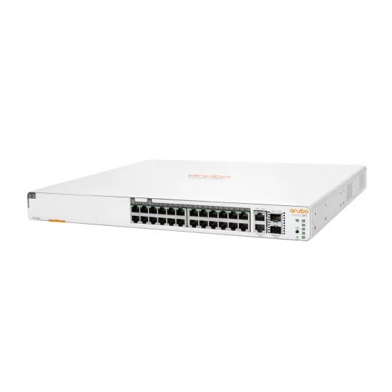 Aruba Instant On 1960 24G 20p Class4 4p Class6 PoE 2XGT 2SFP+ 370W (x5) Géré L2+ Gigabit Ethernet (10/100/1000) Connexion Ethernet POE 1U Blanc Aruba Instant On 1960 24G 20p Class4 4p Class6 PoE 2XGT 2SFP+ 370W (x5) Géré L2+ Gigabit Ethernet (10/100/1000) Connexion Ethernet POE 1U Blanc