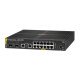 HPE Aruba 6000 12G Class4 PoE 2G/2SFP 139W Géré L3 Gigabit Ethernet (10/100/1000) Connexion Ethernet, supportant l'alimentation via ce port (PoE) 1U