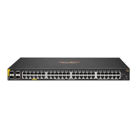 HPE Aruba 6000 48G Class4 PoE 4SFP 370W Géré L3 Gigabit Ethernet (10/100/1000) Connexion Ethernet, supportant l'alimentation via ce port (PoE) 1U HPE Aruba 6000 48G Class4 PoE 4SFP 370W Géré L3 Gigabit Ethernet (10/100/1000) Connexion Ethernet, supportant l'alimentation via ce port (PoE) 1U