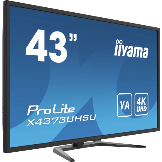 iiyama ProLite X4373UHSU-B1 écran PC 42.5" 3840 x 2160 pixels 4K Ultra HD Noir