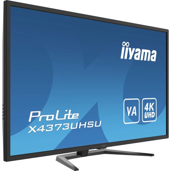 iiyama ProLite X4373UHSU-B1 écran PC 42.5" 3840 x 2160 pixels 4K Ultra HD Noir
