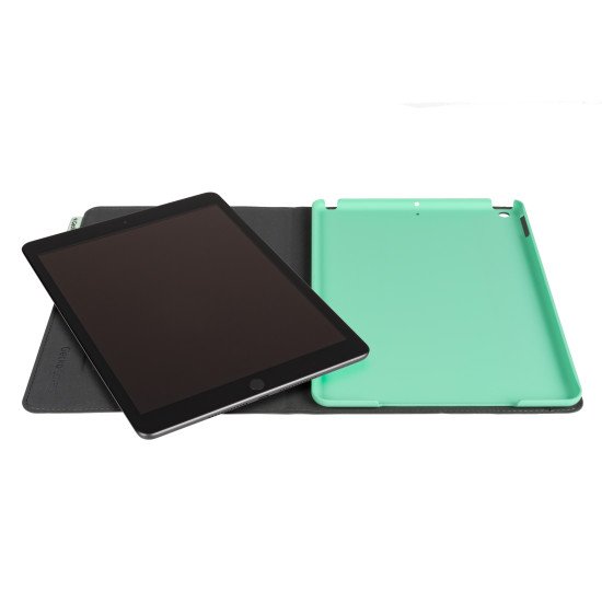 Gecko Covers Apple iPad (2021) Easy-Click 2.0 Cover Grey-Mint Gecko Covers Apple iPad (2021) Easy-Click 2.0 Cover Grey-Mint