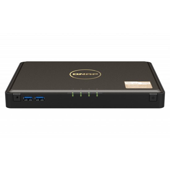 QNAP TBS-464 NAS Bureau Ethernet/LAN Noir